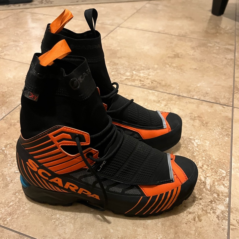 Brand new mountaineering boots